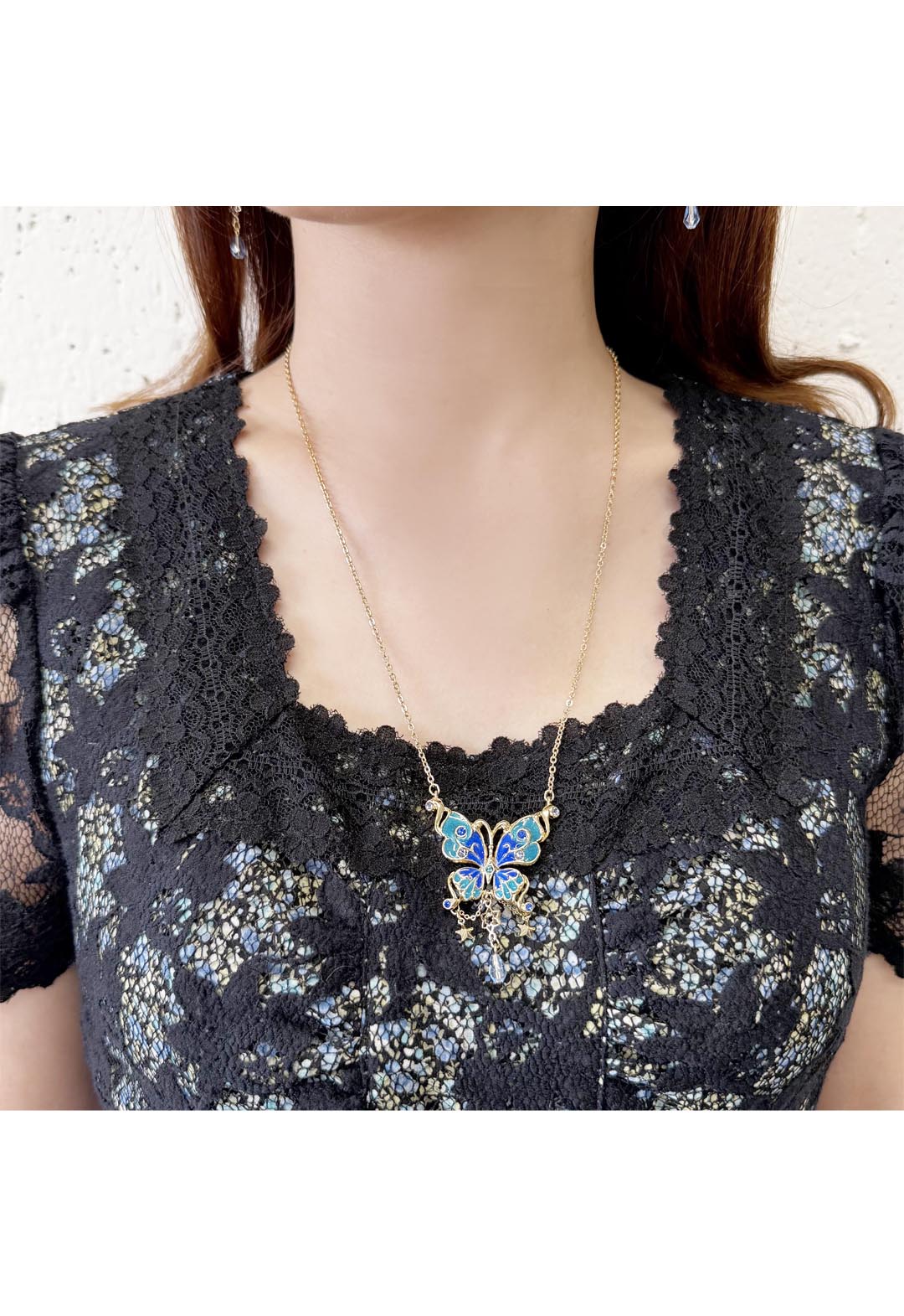 蝶モチーフ ネックレス