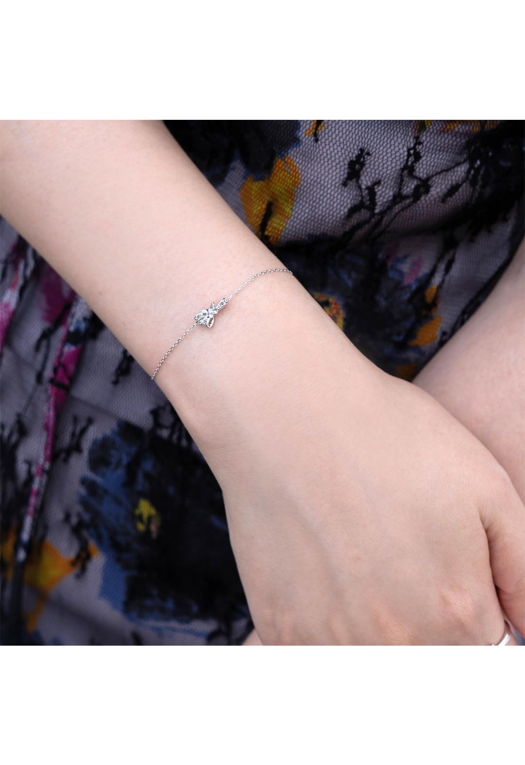 Butterfly Ribbon Motif Bracelet