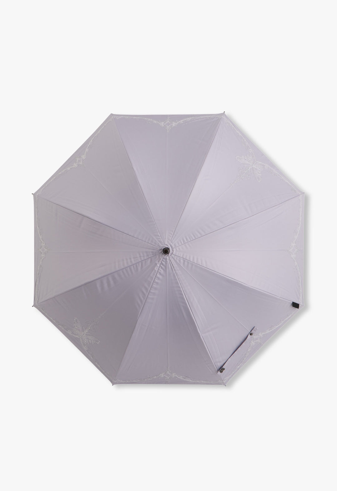 Butterfly Arch Glitter Embroidered Parasol for Sun and Rain (Single-Stage Short Slide Umbrella)