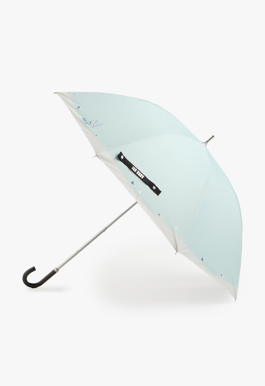 蝴蝶印花晴雨兩用傘(1段滑短傘)