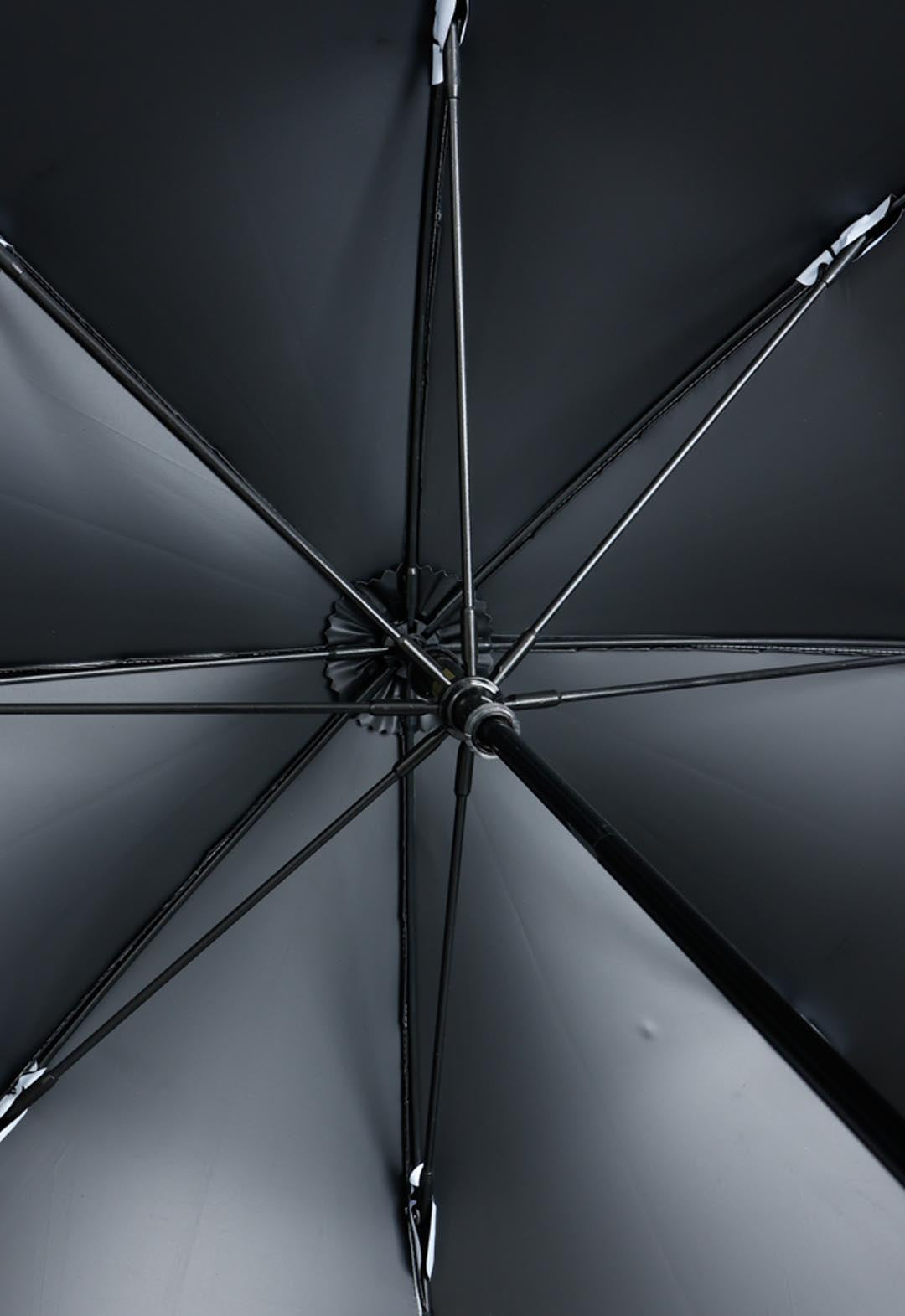 Cut-and-sew embroidered parasol umbrella for all weather conditions (single-stage short slide umbrella)