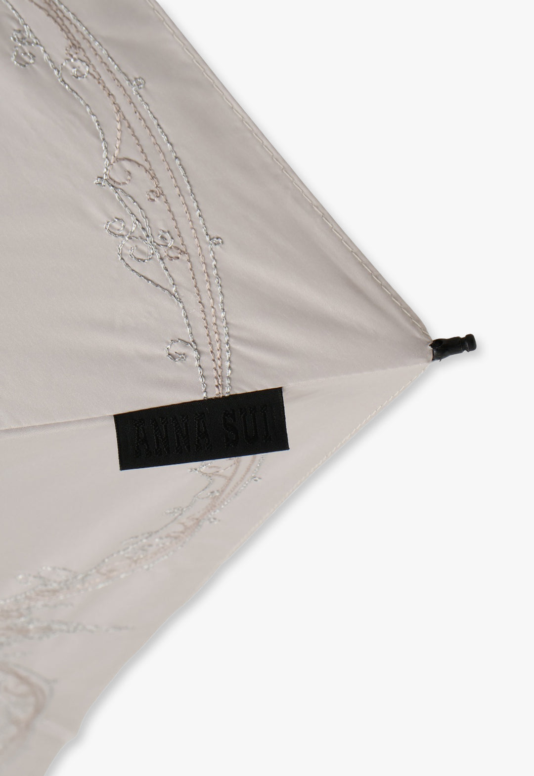 バタフライアーチラメ刺繍晴雨兼用パラソル(折りたたみ傘)