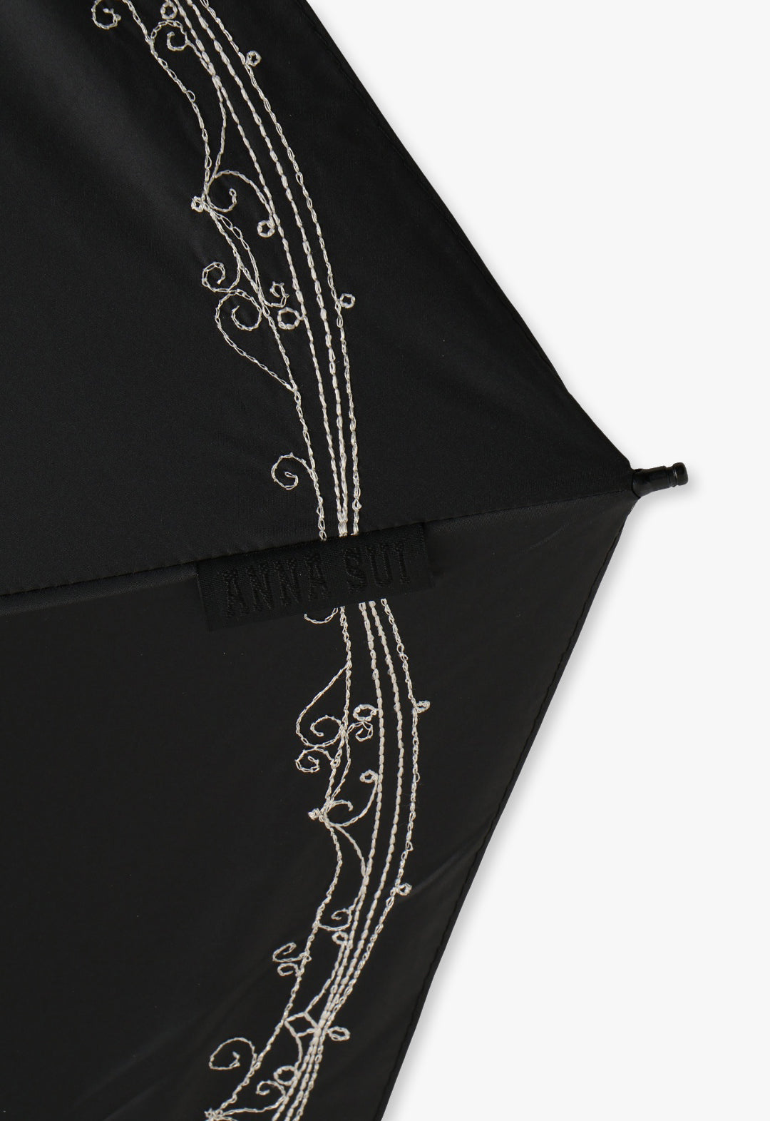 バタフライアーチラメ刺繍晴雨兼用パラソル(折りたたみ傘)