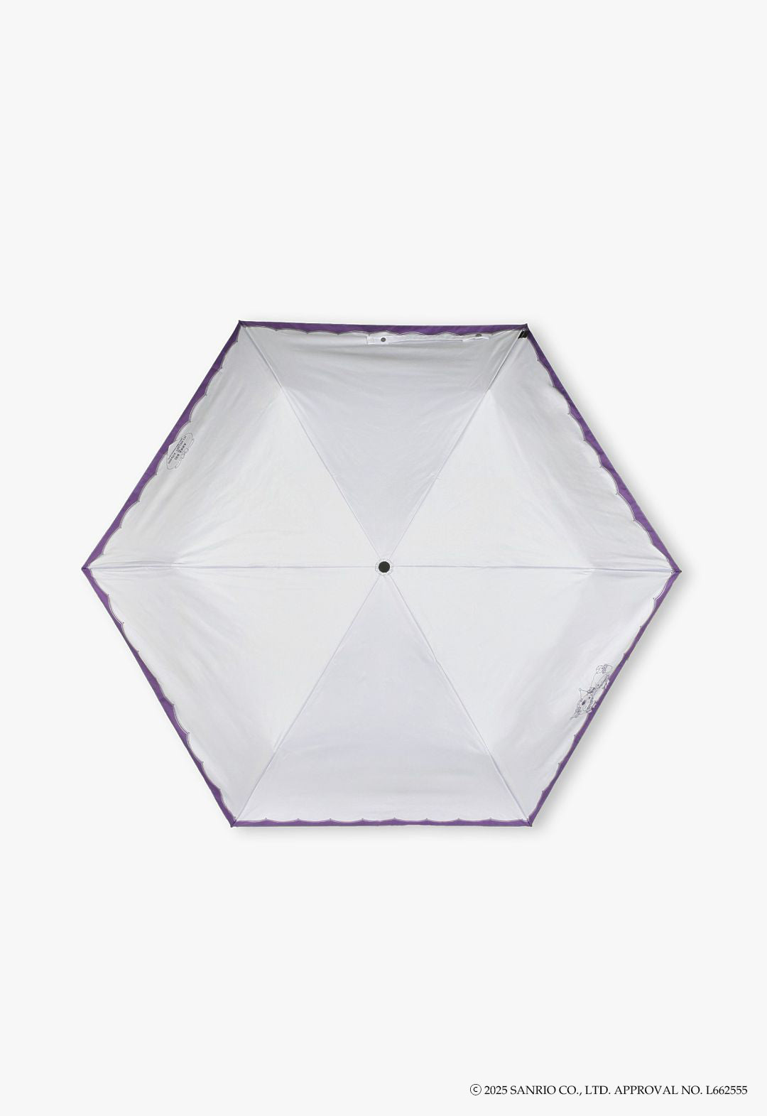 My Melody & Kuromi Folding Umbrella for Sun and Rain Silhouette
