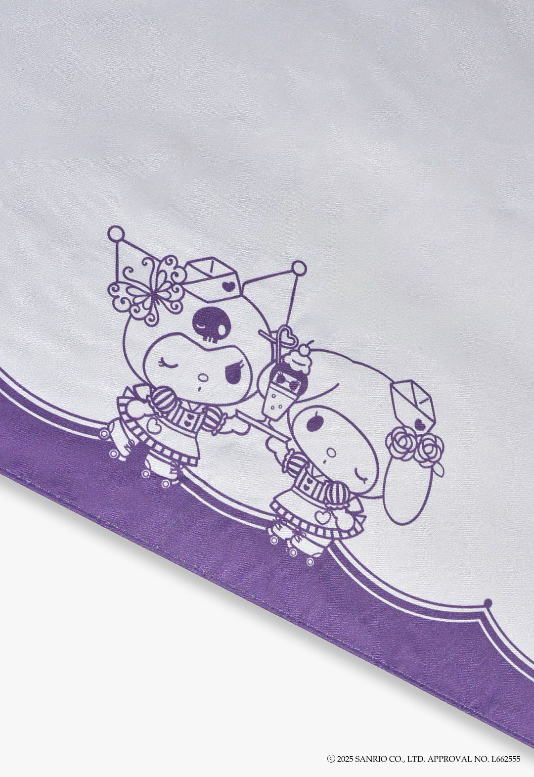 My Melody & Kuromi Folding Umbrella for Sun and Rain Silhouette