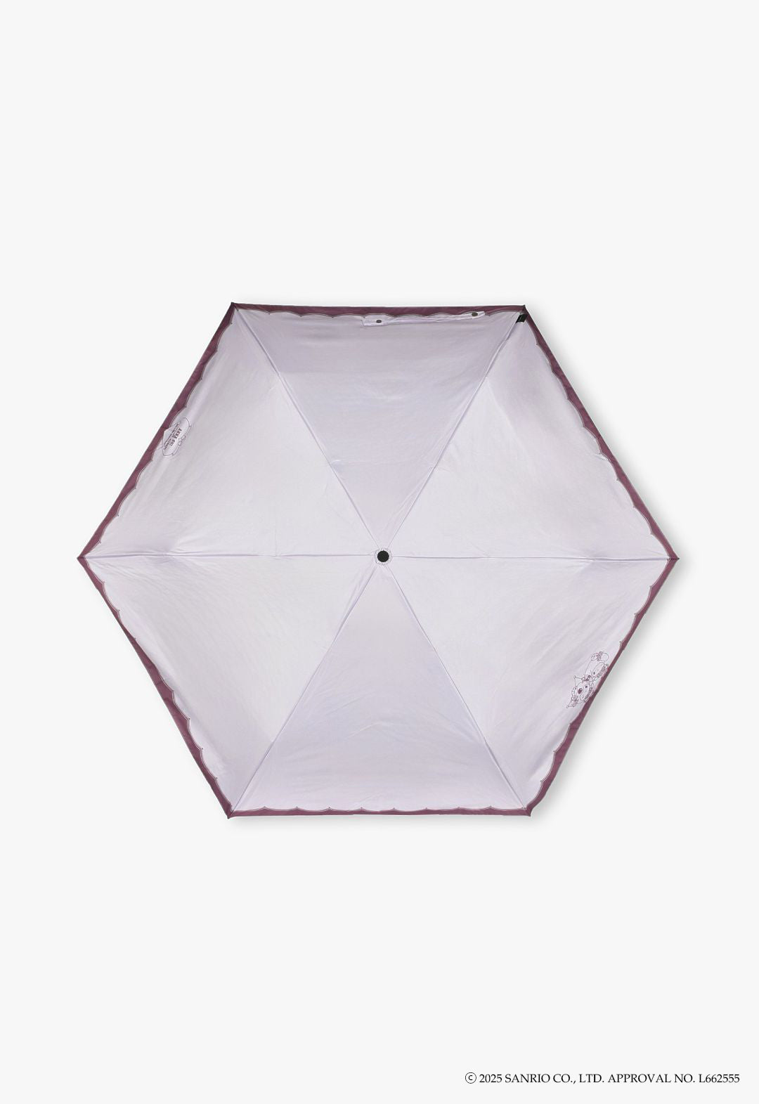 My Melody & Kuromi Folding Umbrella for Sun and Rain Silhouette