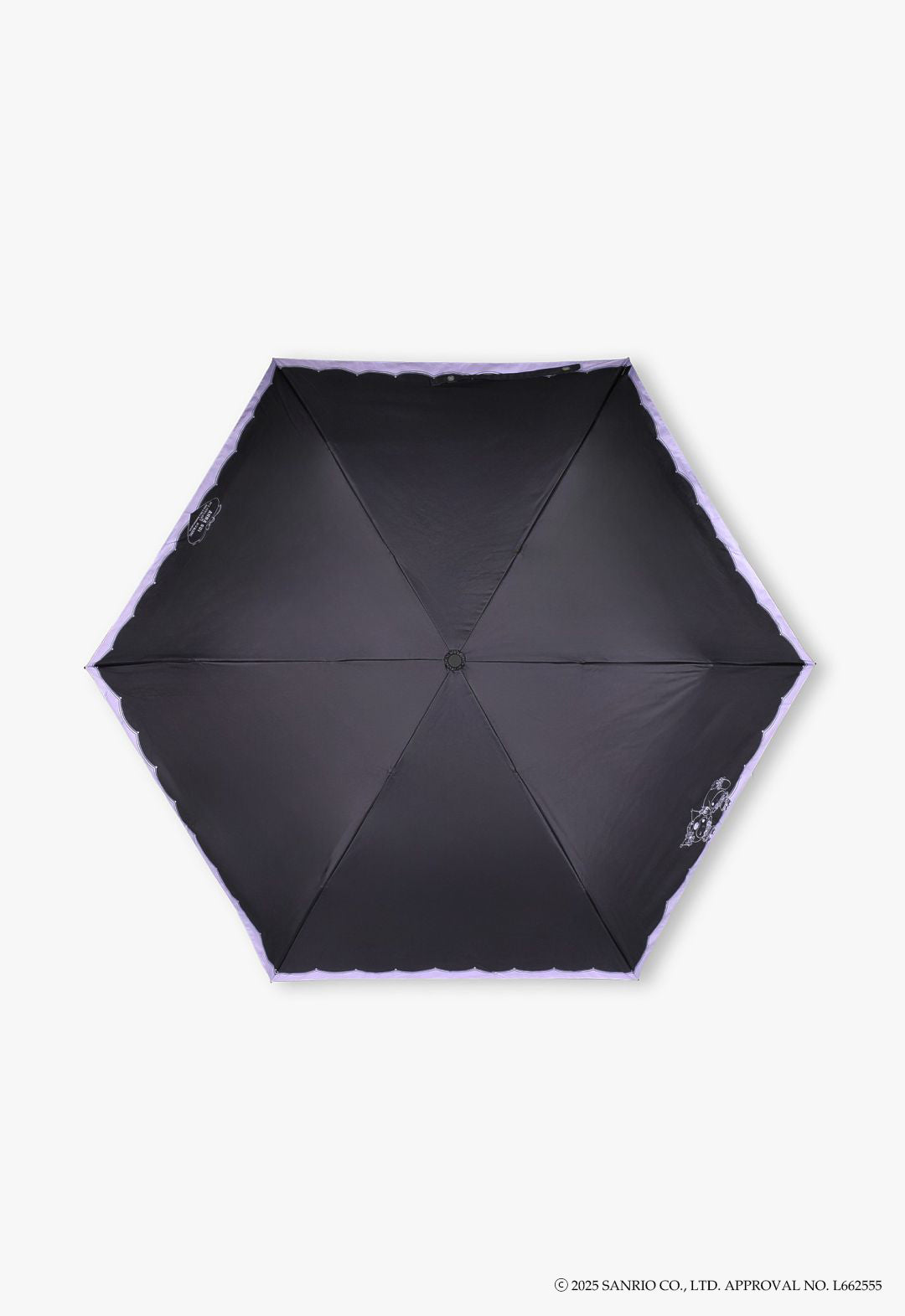 My Melody & Kuromi Folding Umbrella for Sun and Rain Silhouette