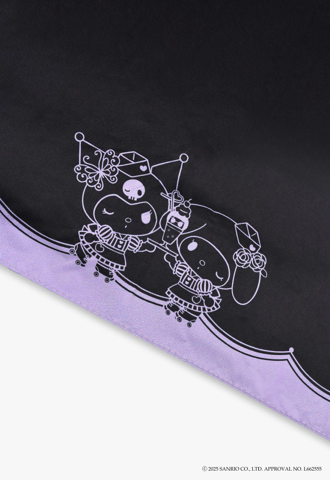 My Melody & Kuromi Folding Umbrella for Sun and Rain Silhouette