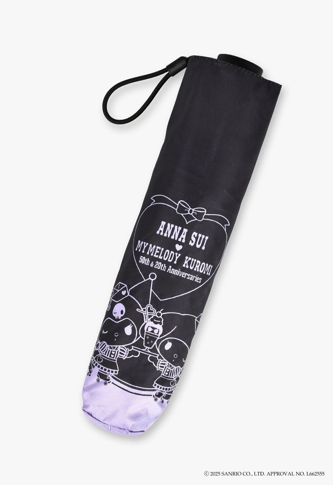 My Melody & Kuromi Folding Umbrella for Sun and Rain Silhouette