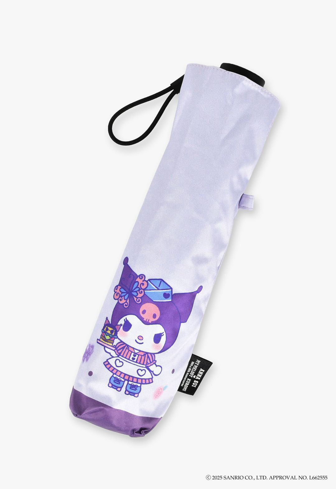 Kuromi Folding Umbrella for Sun and Rain