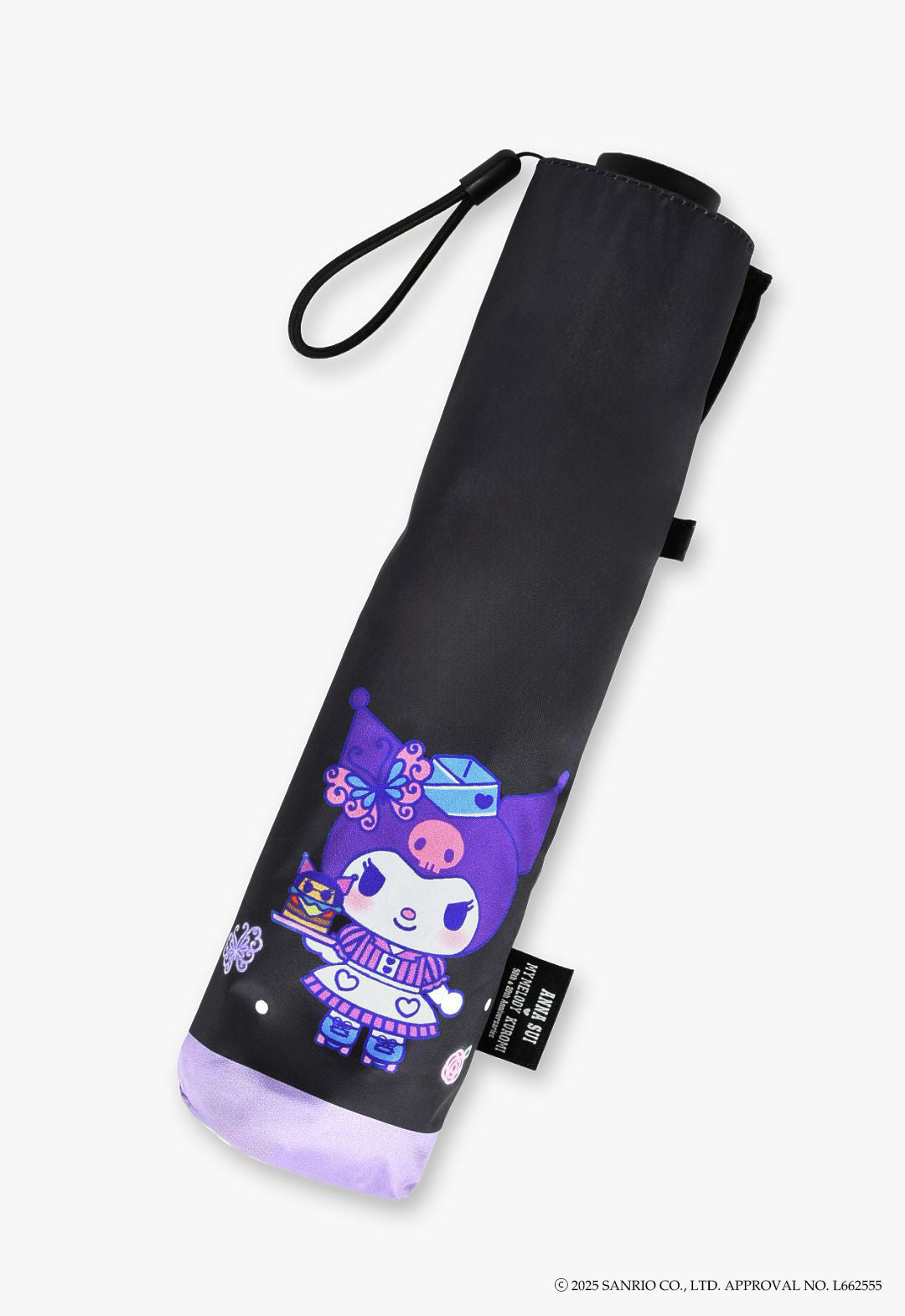 Kuromi Folding Umbrella for Sun and Rain