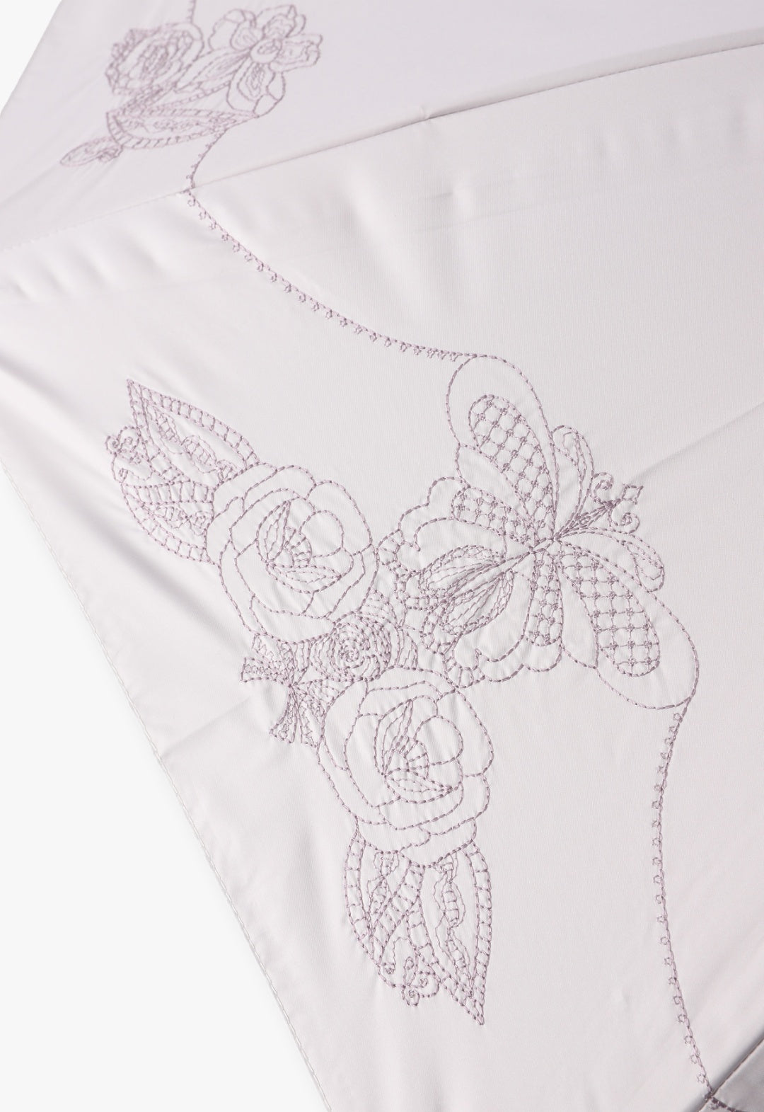レース風刺繍 晴雨兼用傘 (ショート傘)