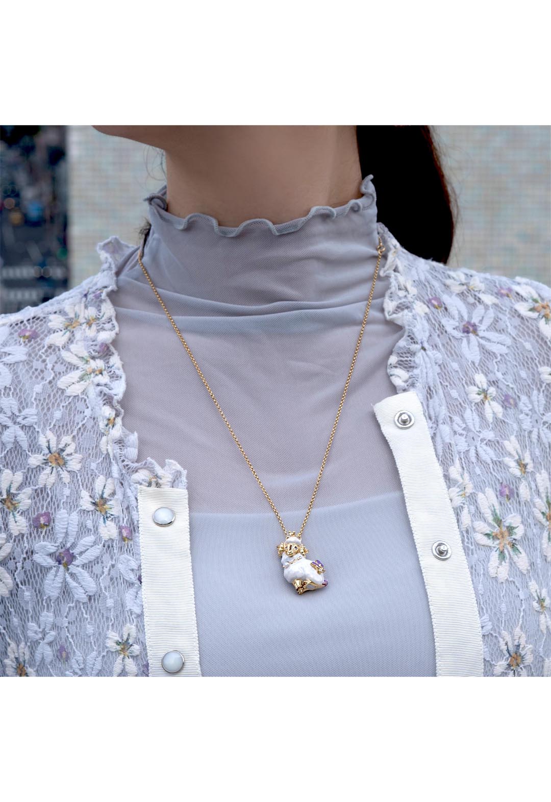 Zodiac Sheep Motif Necklace