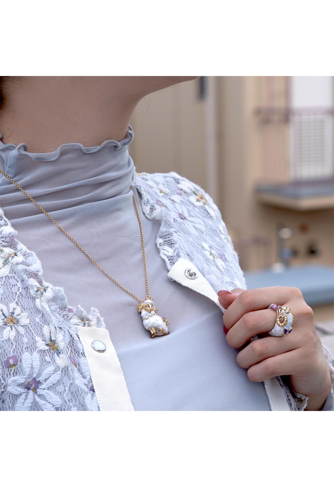 Zodiac Sheep Motif Necklace