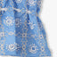 LATTICE LACE EMBROIDERY TIE BLOUSE