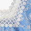 LATTICE LACE EMBROIDERY TIE BLOUSE