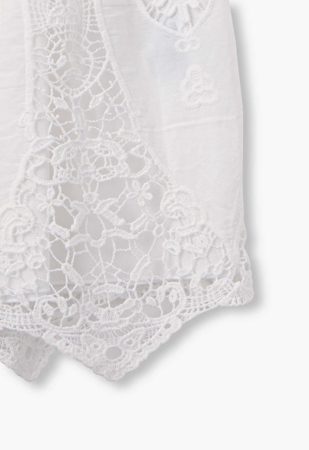 APPLIQUE LACE COMBO SKIRT
