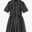 RIBBON ROSES BELTED MINI DRESS