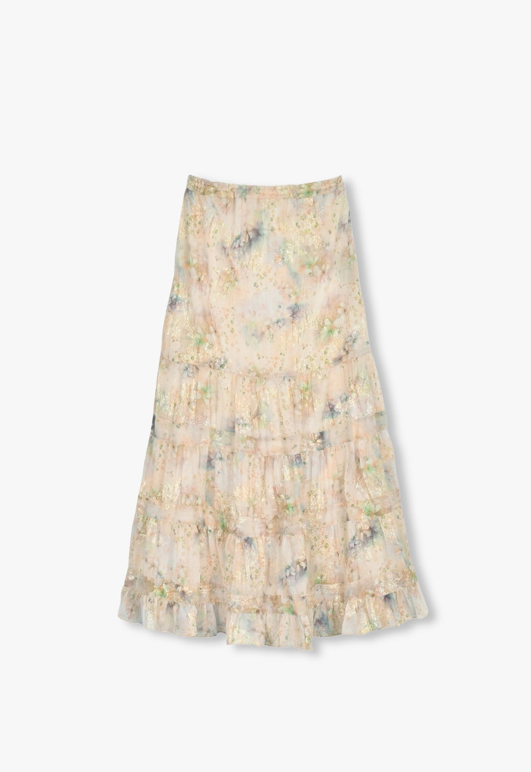 OASIS BLOOMS TIERED SKIRT