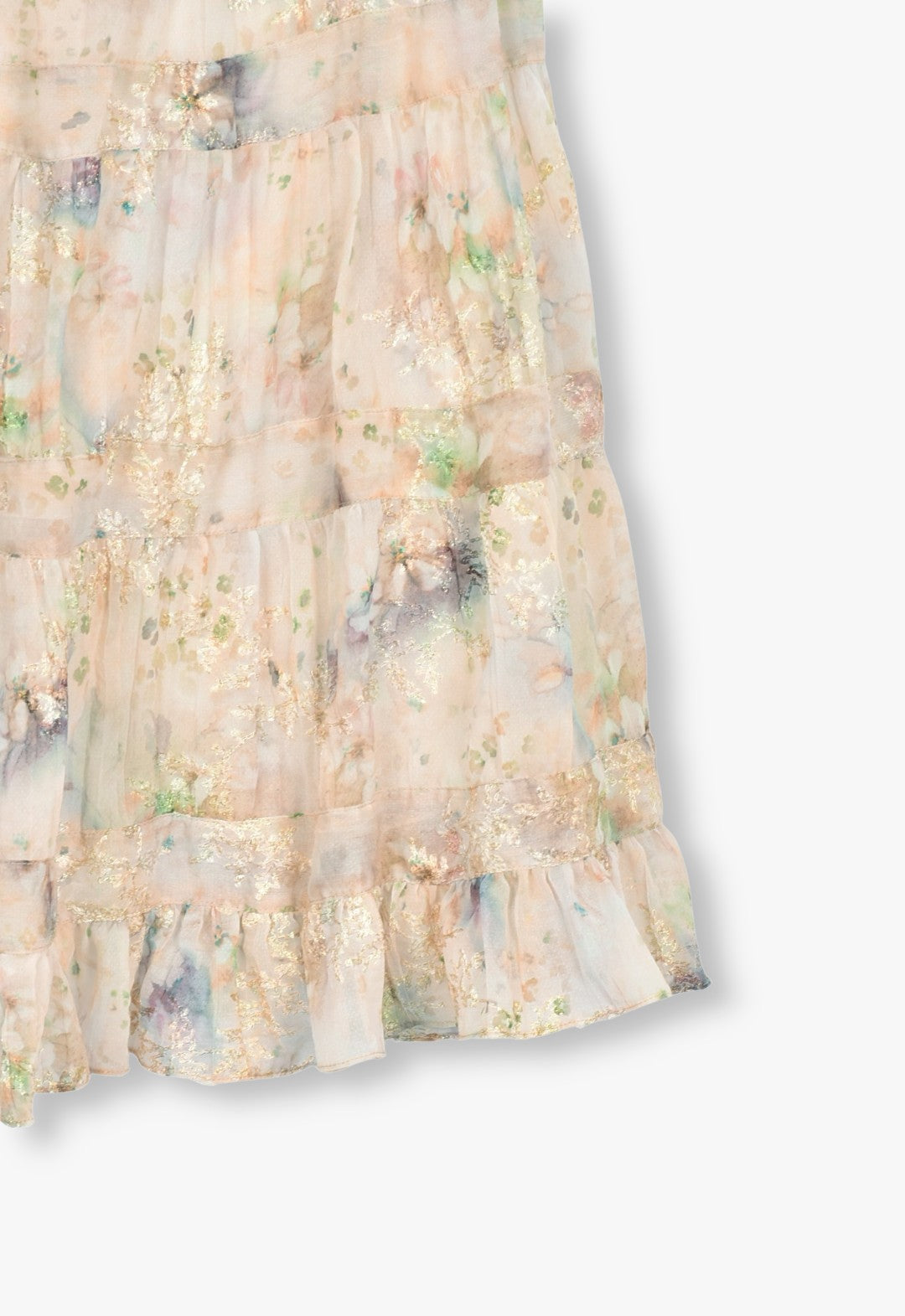 OASIS BLOOMS TIERED SKIRT