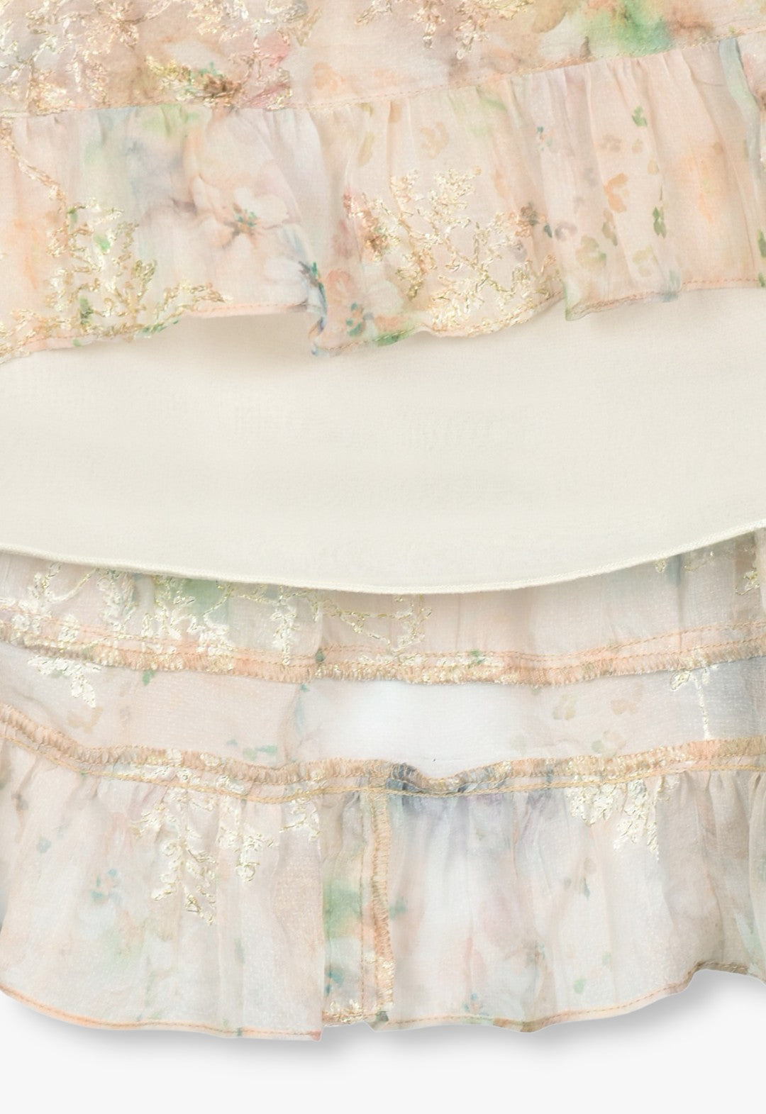 OASIS BLOOMS TIERED SKIRT