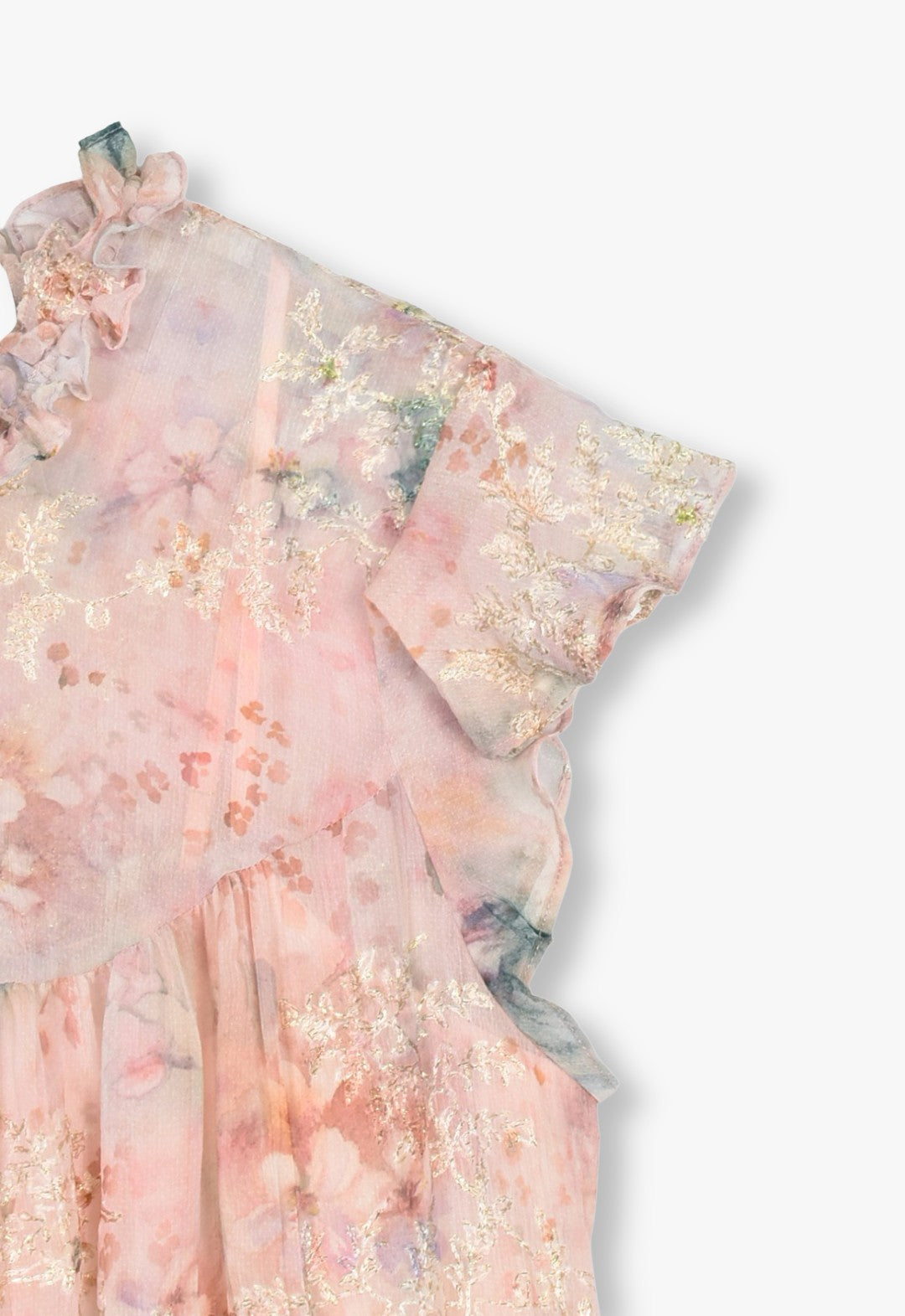 OASIS BLOOMS TIERED MAXI DRESS