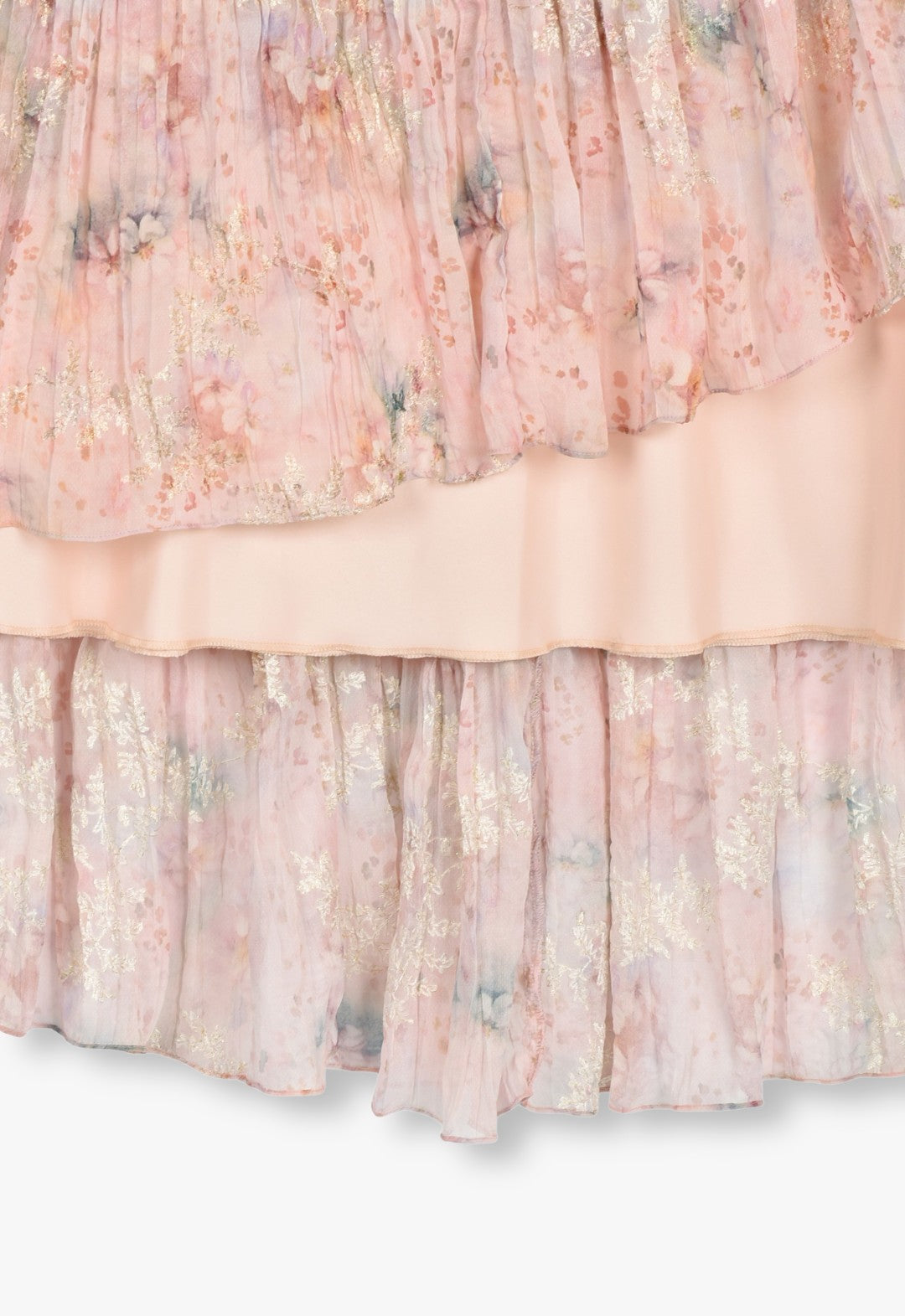 OASIS BLOOMS TIERED MAXI DRESS