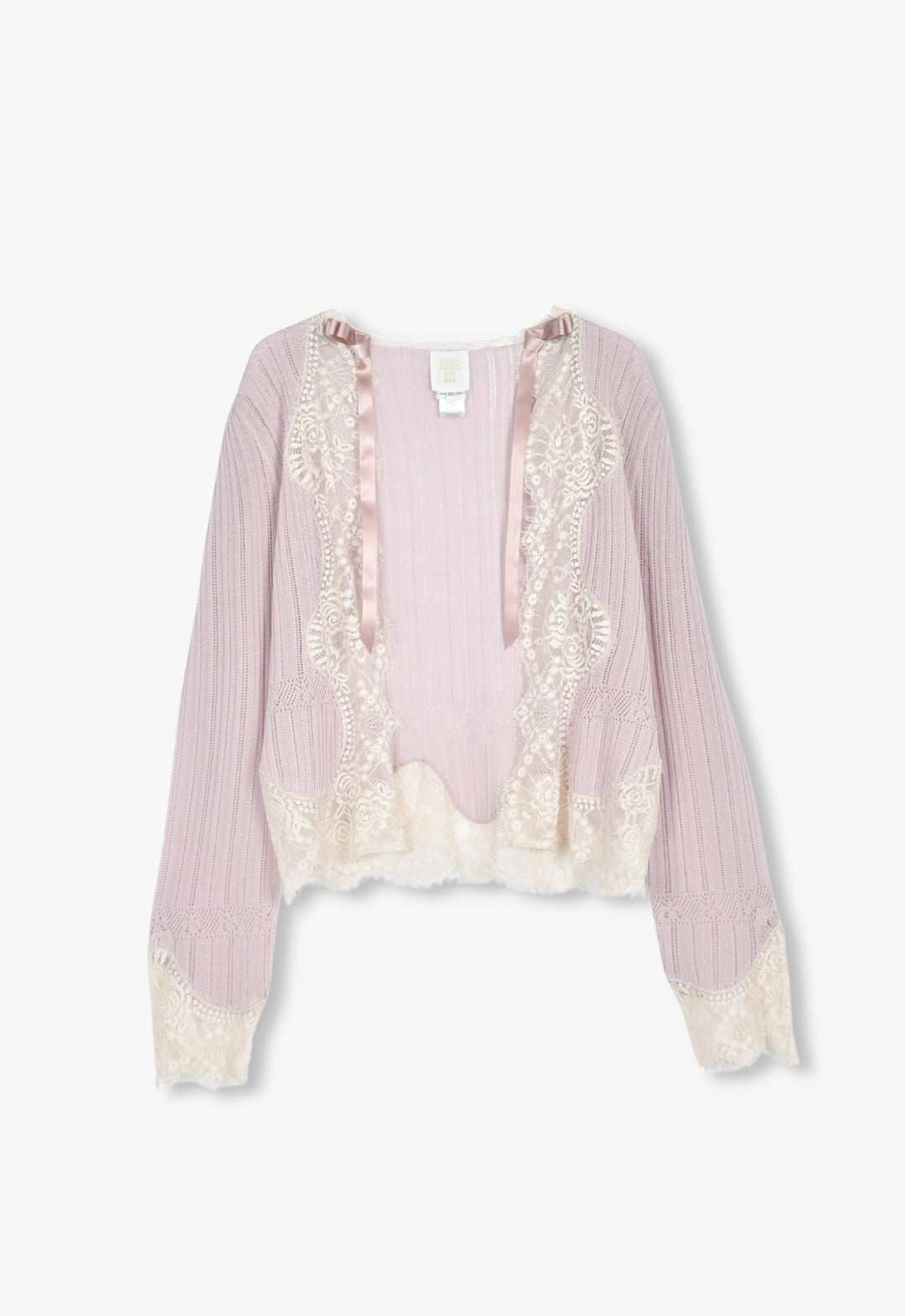 LINGERIE LACE KNIT CARDIGAN