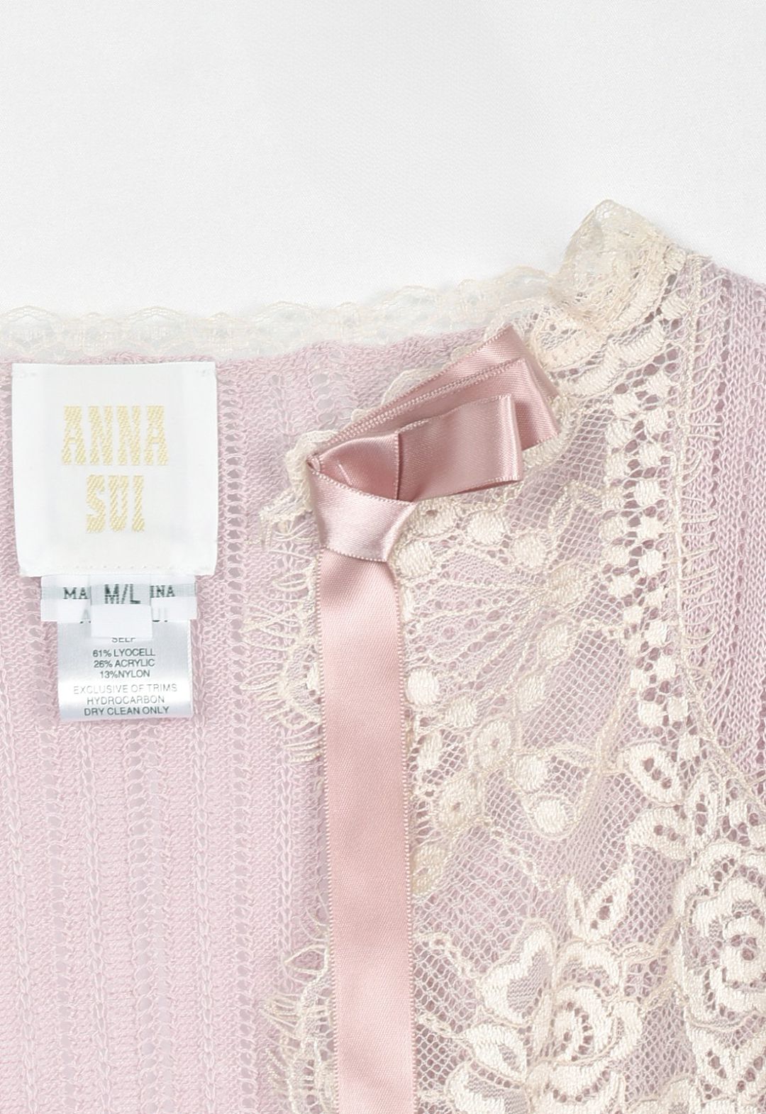 LINGERIE LACE KNIT CARDIGAN