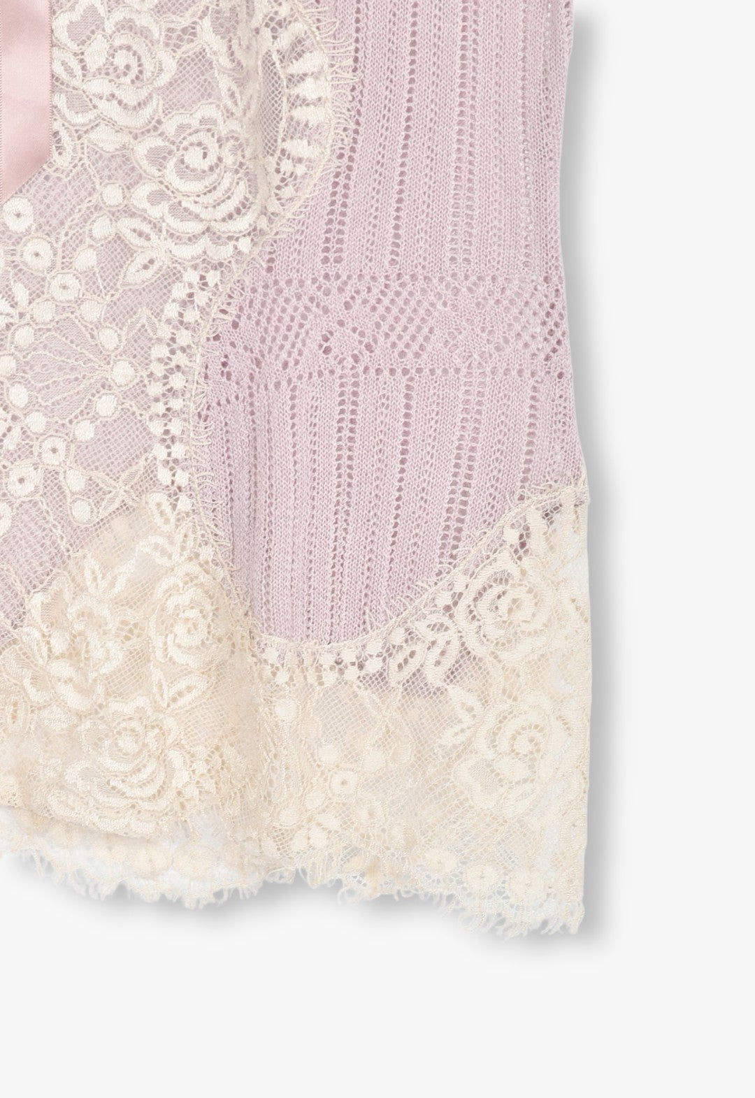 LINGERIE LACE KNIT CARDIGAN