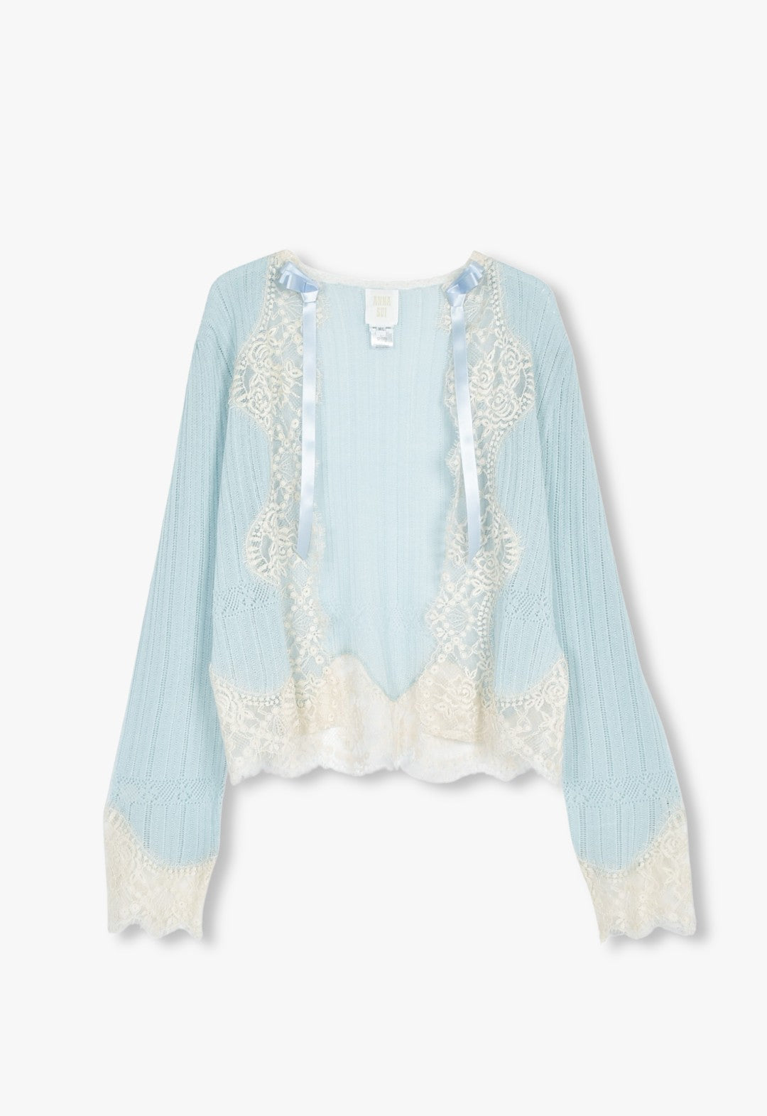 LINGERIE LACE KNIT CARDIGAN