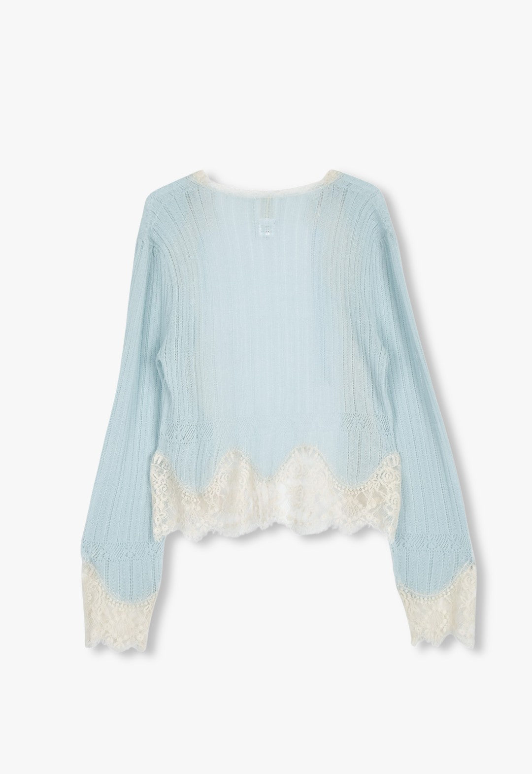 LINGERIE LACE KNIT CARDIGAN