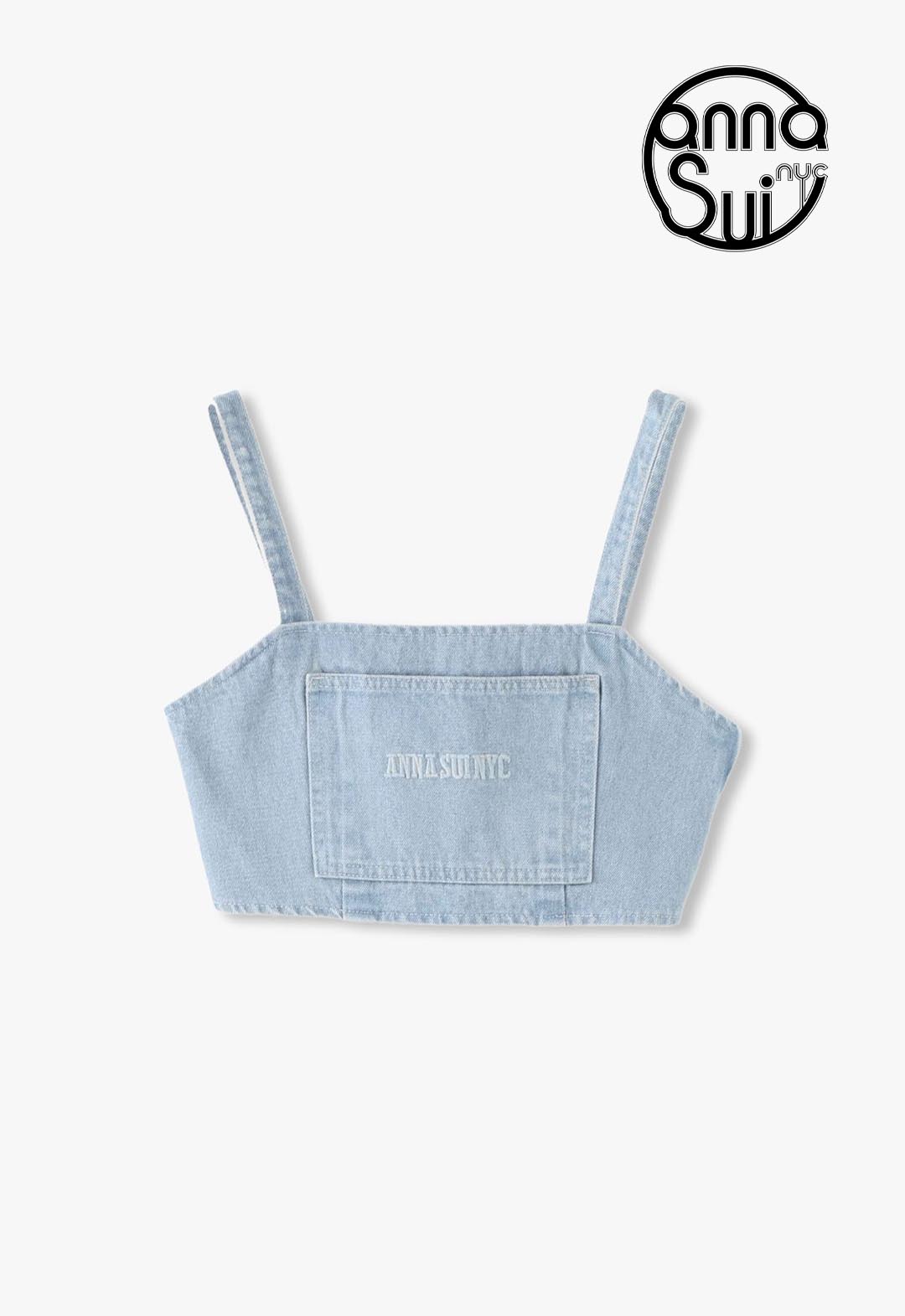 Denim bustier