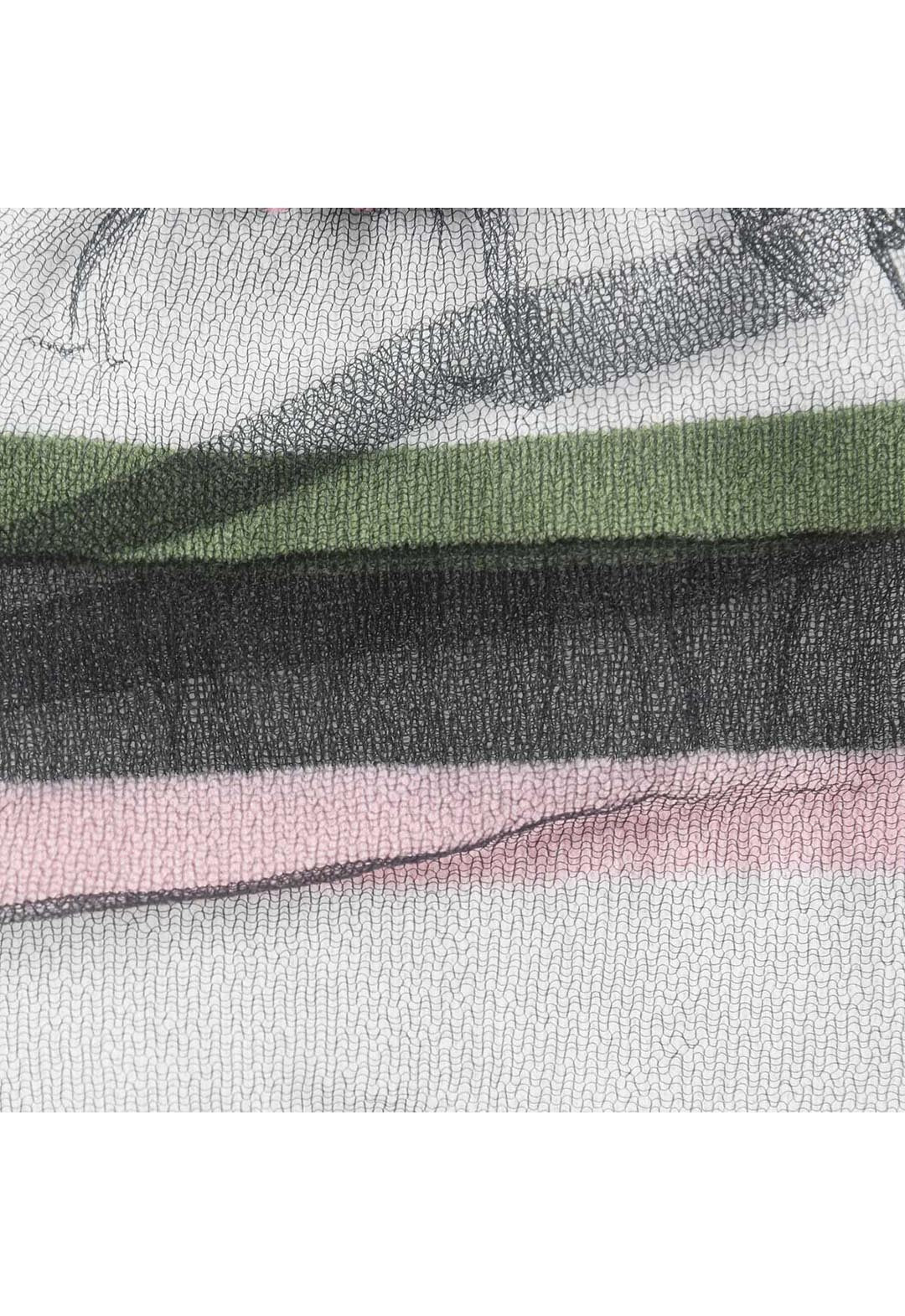 Multi-border tulle socks