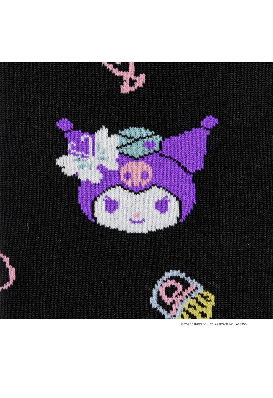 My Melody Kuromi all-over pattern socks