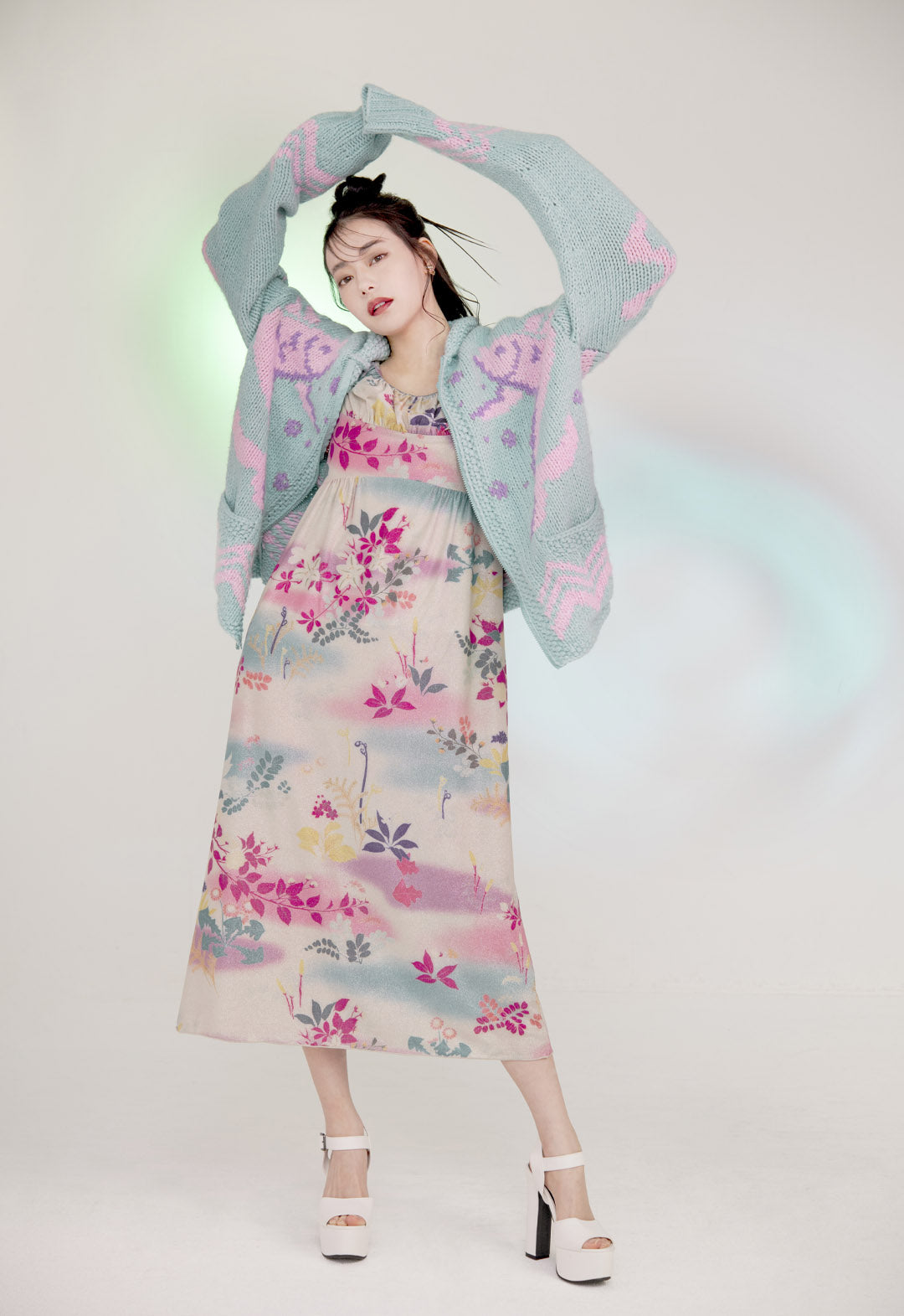 SEASHORE INTARSIA CARDIGAN