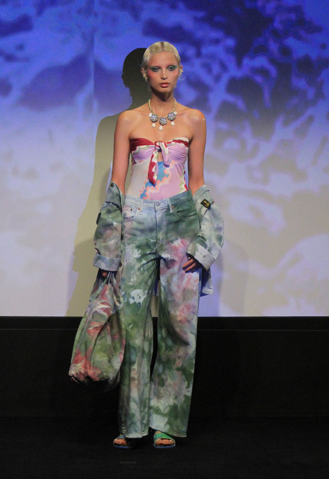 OCEAN TIE DYE JACKET