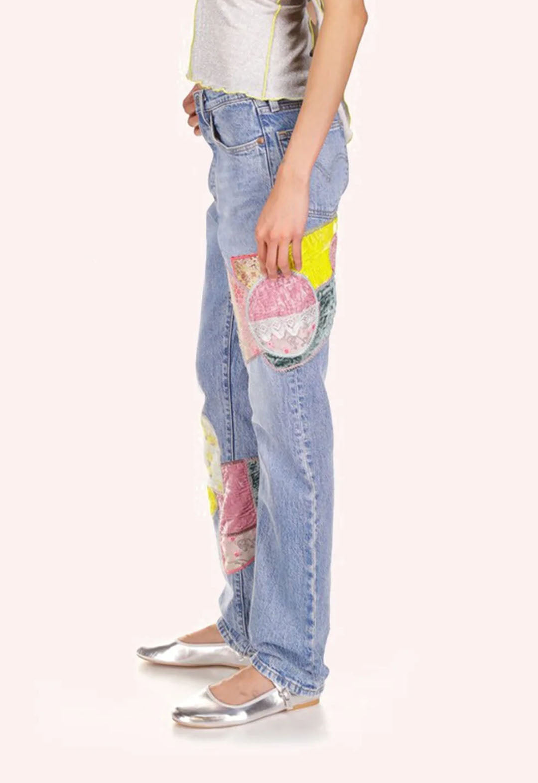 PATCHWORK JEANS