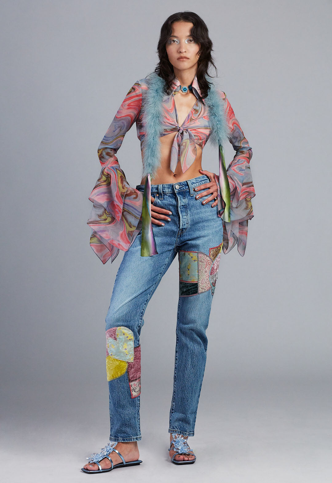 PATCHWORK JEANS