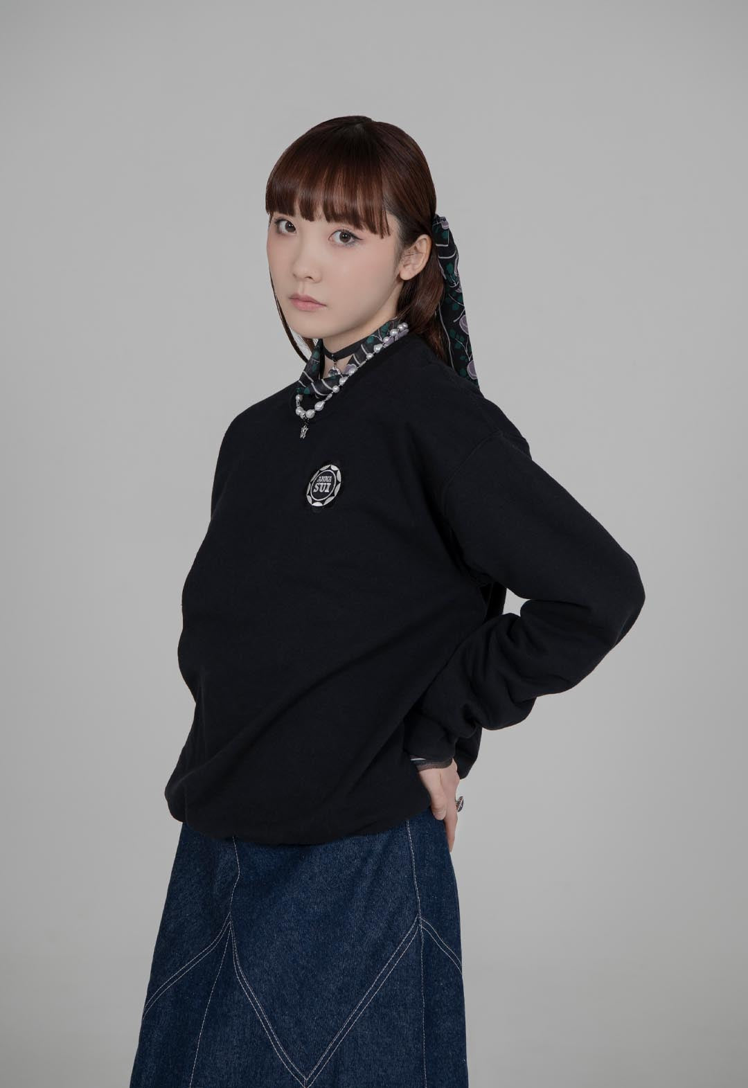 ANNA SUI WINGS CREW NECK SWEATSHIRT