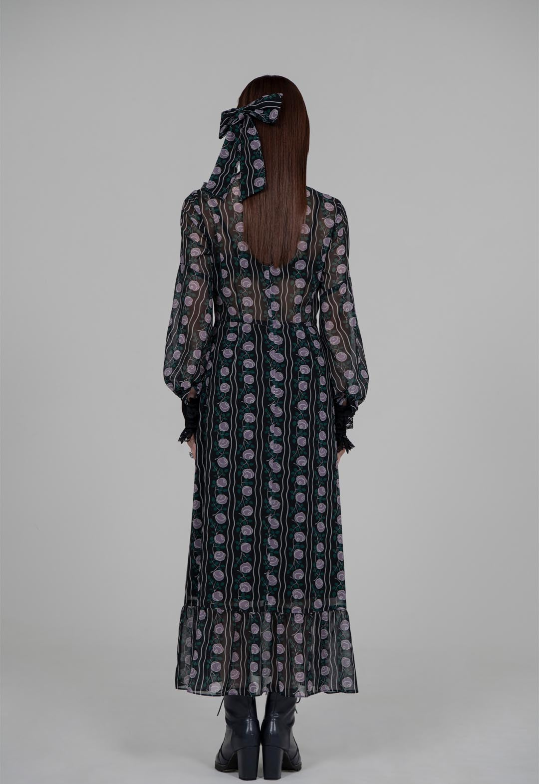 ROSETTI CHIFFON VICTORIAN BIB DRESS