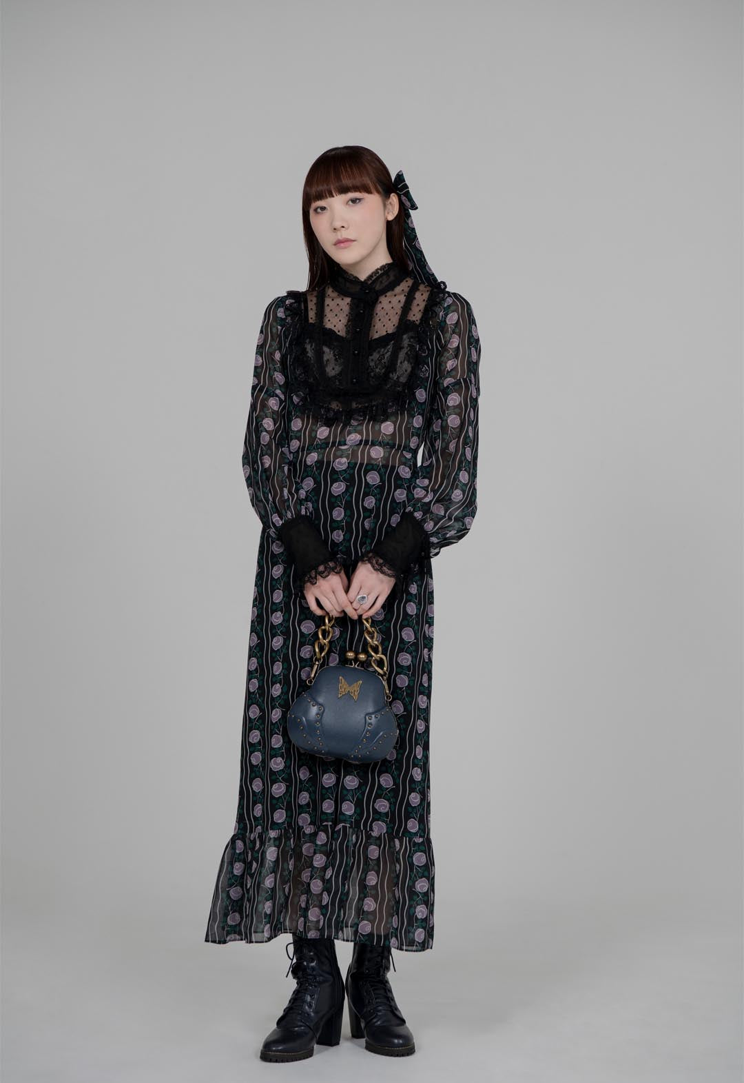 ROSETTI CHIFFON VICTORIAN BIB DRESS