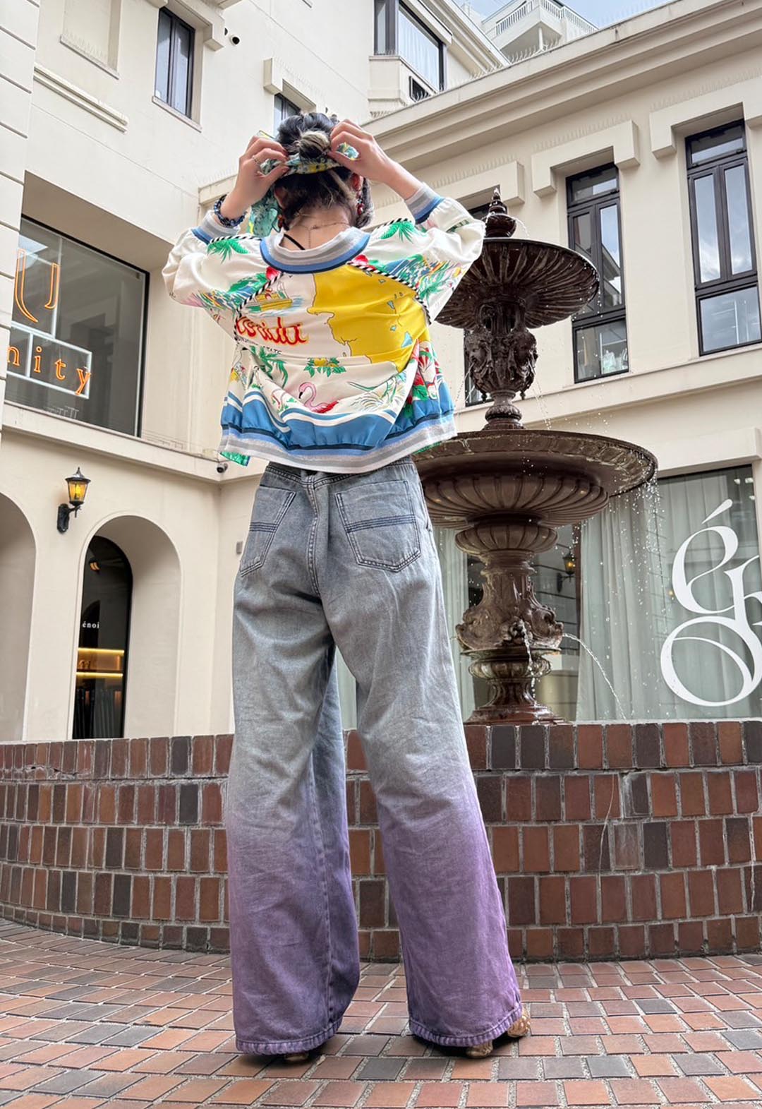 FLORIDA COTTON SATEEN BASEBALL JACKET