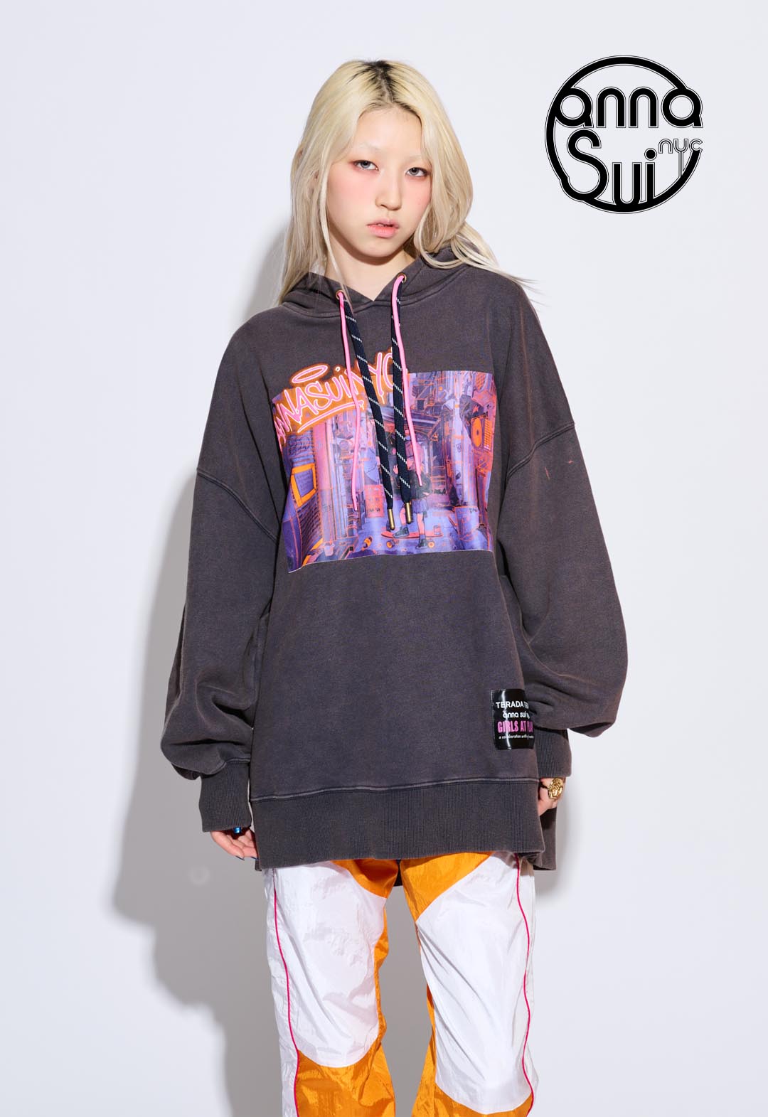TERA neon night road hoodie