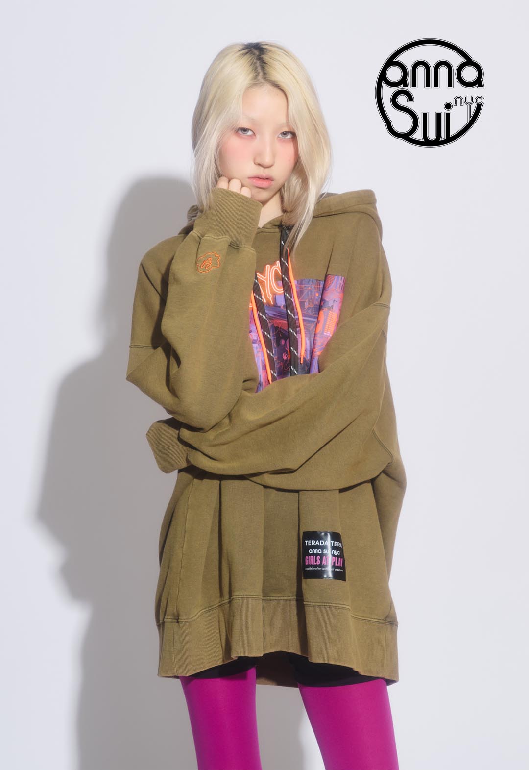 TERA neon night road hoodie