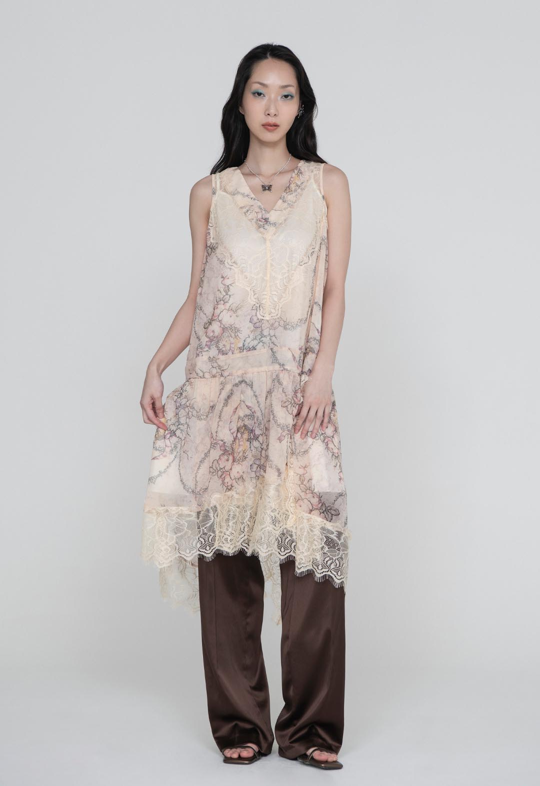 SPIRIT BLOOM CHIFFON DRESS