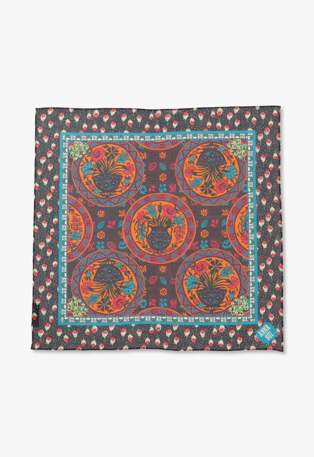 Silk Print Petite Scarf