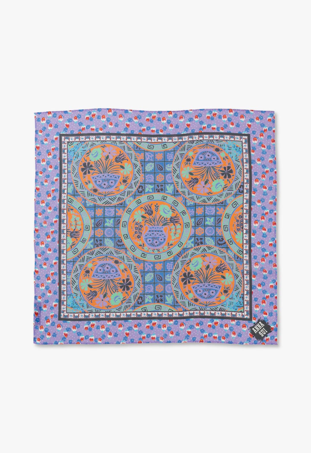 Silk Print Petite Scarf