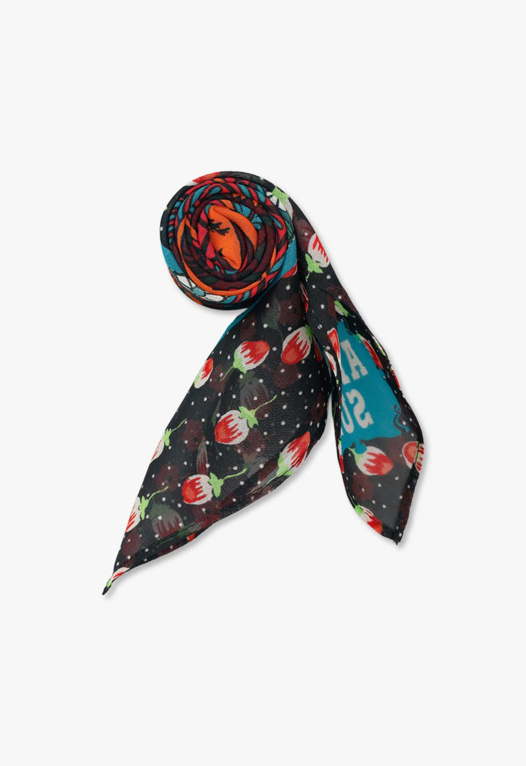 Silk Print Petite Scarf