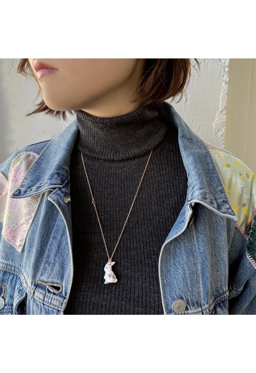 うさぎモチーフ ネックレス